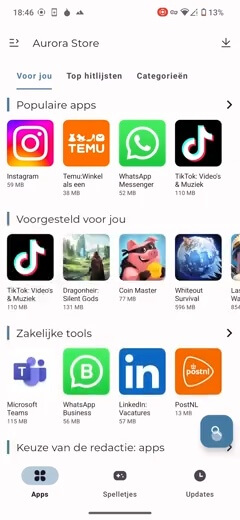 Aurora-Store-Apps-downloaden