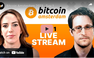 ₿ Snowden op Bitcoin event: privacy problemen nog steeds niet opgelost