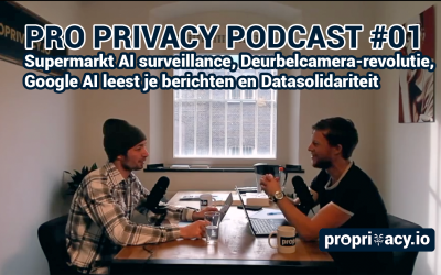 Pro Privacy Podcast #01 – Supermarkt AI, Deurbelcamera-revolutie, Google AI en Datasolidariteit