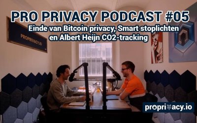 Pro Privacy Podcast #05 – Einde van Bitcoin privacy, Smart stoplichten en Albert Heijn CO2-tracking