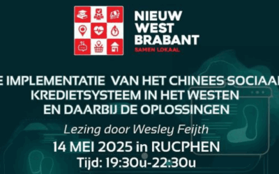 Lezing 14 mei: wordt het Chinese Sociale Krediet Systeem in het Westen geïmplementeerd?
